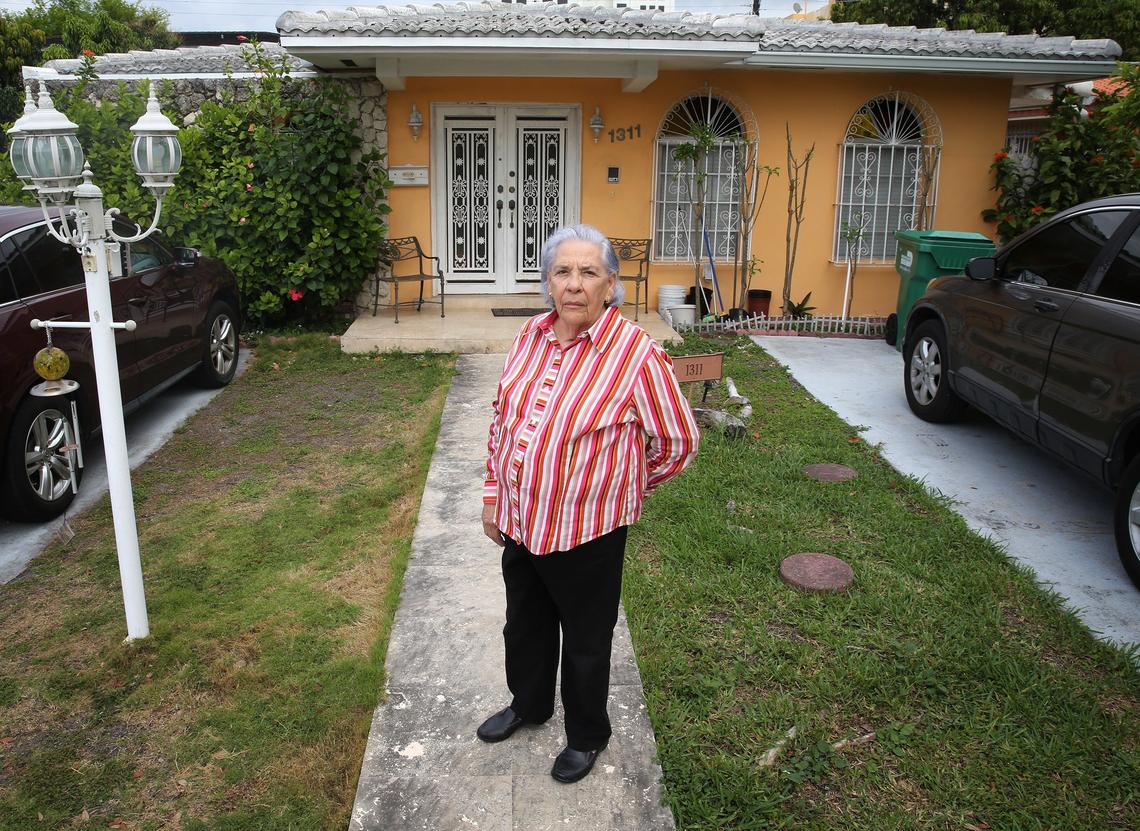 This is the home that Ana Rodríguez fears she will lose to foreclosure.