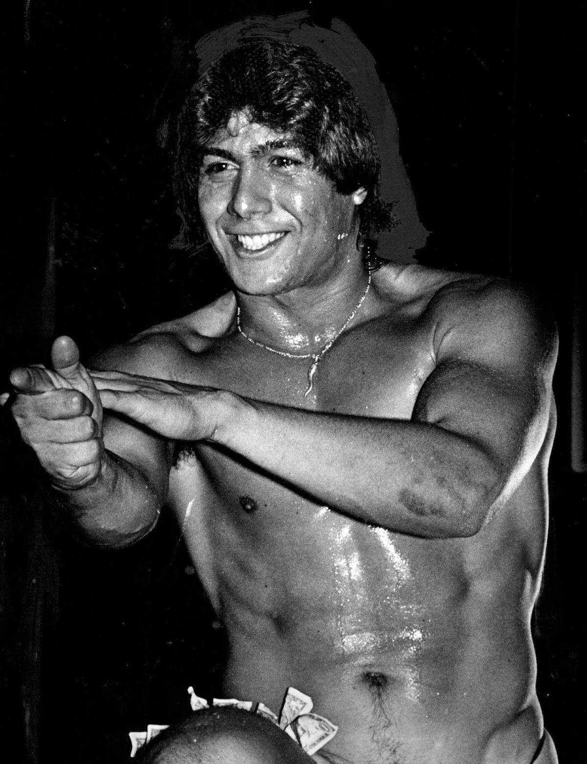 “Dino,” Crazy Horse Saloon dancer in 1983.