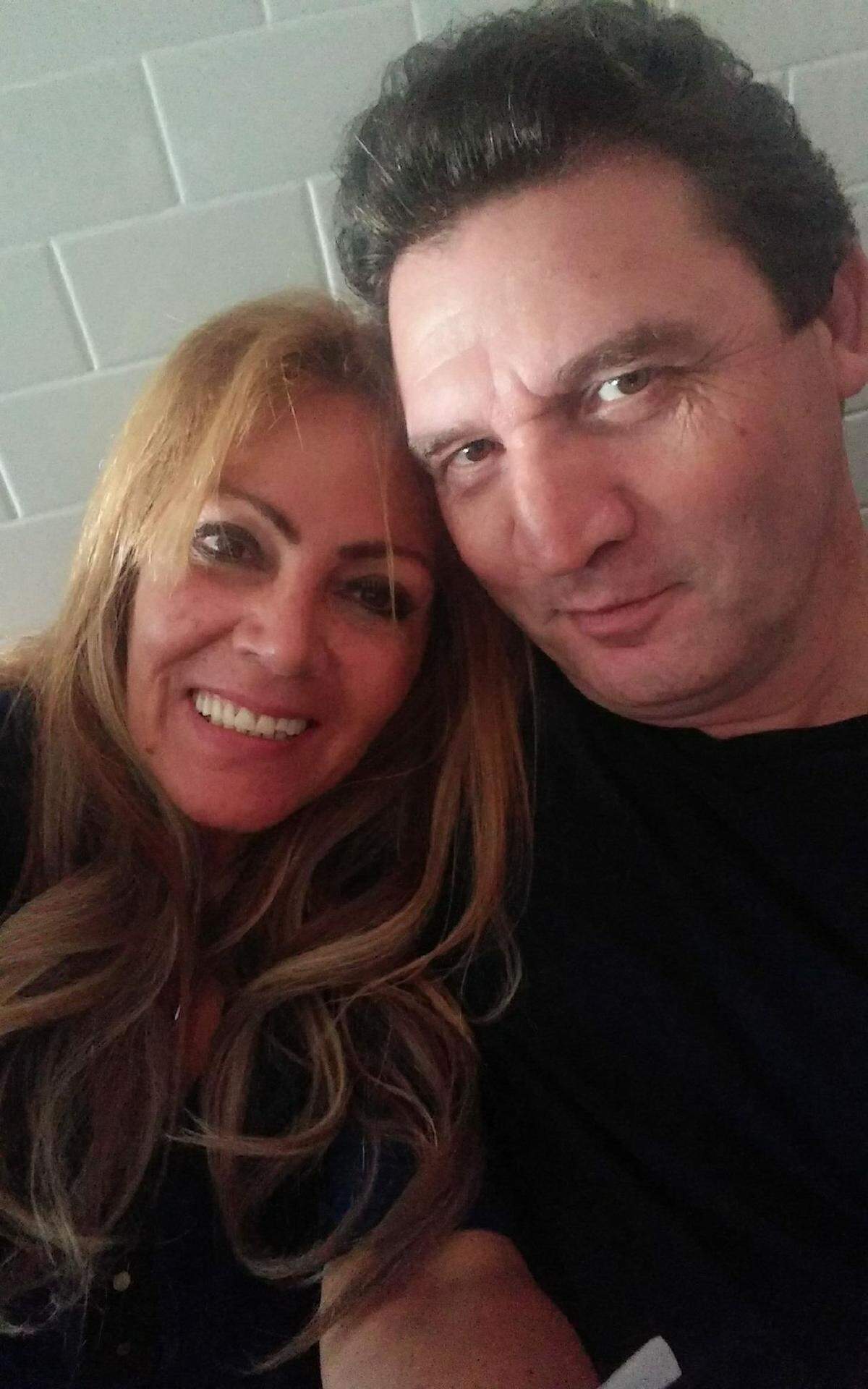 Carmen Gimenez and Victor Elbeze posing together in 2016.