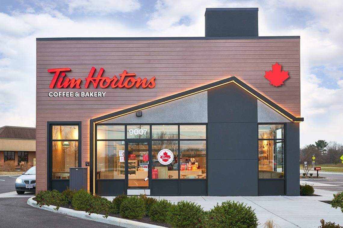A contemporary Tim Hortons restaurant serves coffee, donuts and fast foods like sandwiches, wraps and chicken strips is shown in this provided photo. Development documents show a second Tim Hortons restaurant could be coming to the Bradenton area.