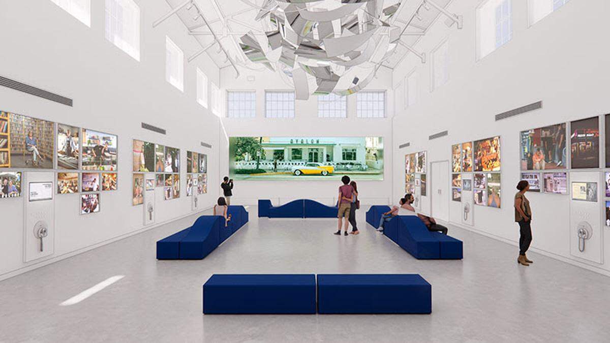 Conceptual renderings of the Knight Skylight Gallery.