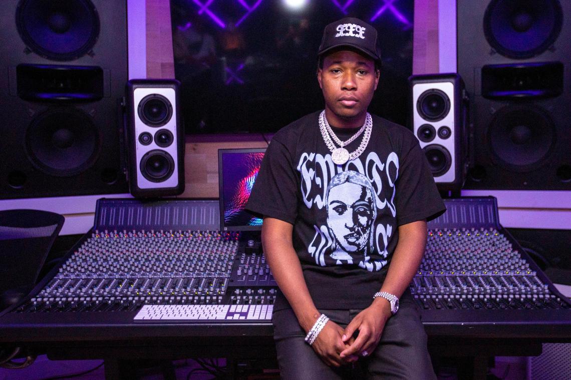 Producer ATL Jacob at a recording studio in Miami, Florida, on Wednesday, September 7, 2022.