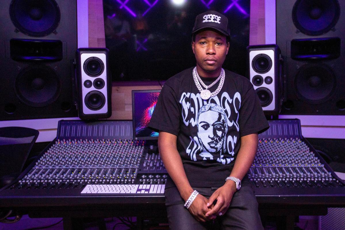 Producer ATL Jacob at a recording studio in Miami, Florida, on Wednesday, September 7, 2022.