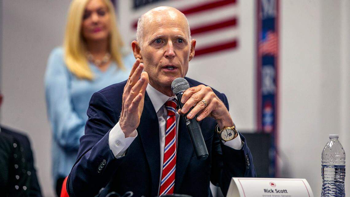 Florida Sen. Rick Scott has urged Americans to not apply for jobs with the Internal Revenue Services.