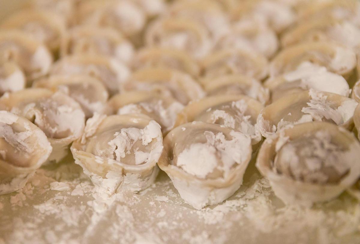 Chicken dumplings at Zitz Sum in Coral Gables