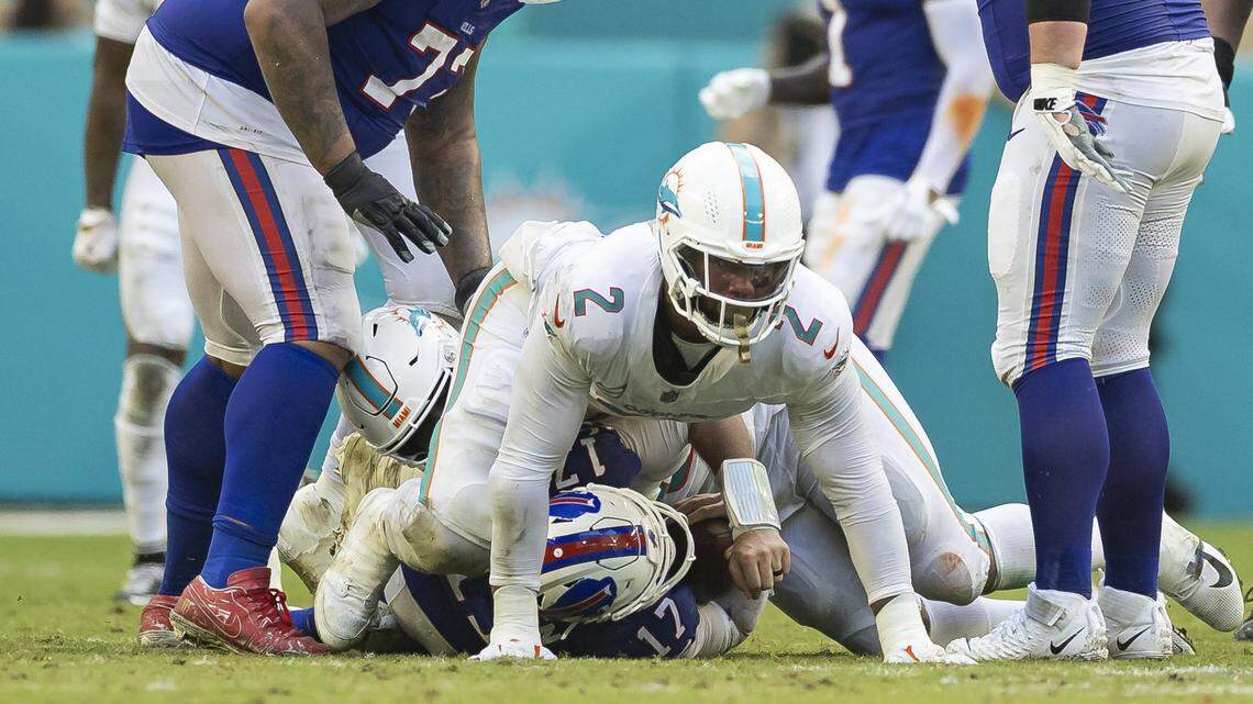 ‘We wanted to hit him.’ How the Dolphins’ defense finally stifled Josh ...
