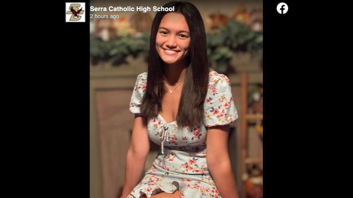 Samantha Kalkbrenner, 15, was killed in a fiery crash on her way to school, Pennsylvania officials say.