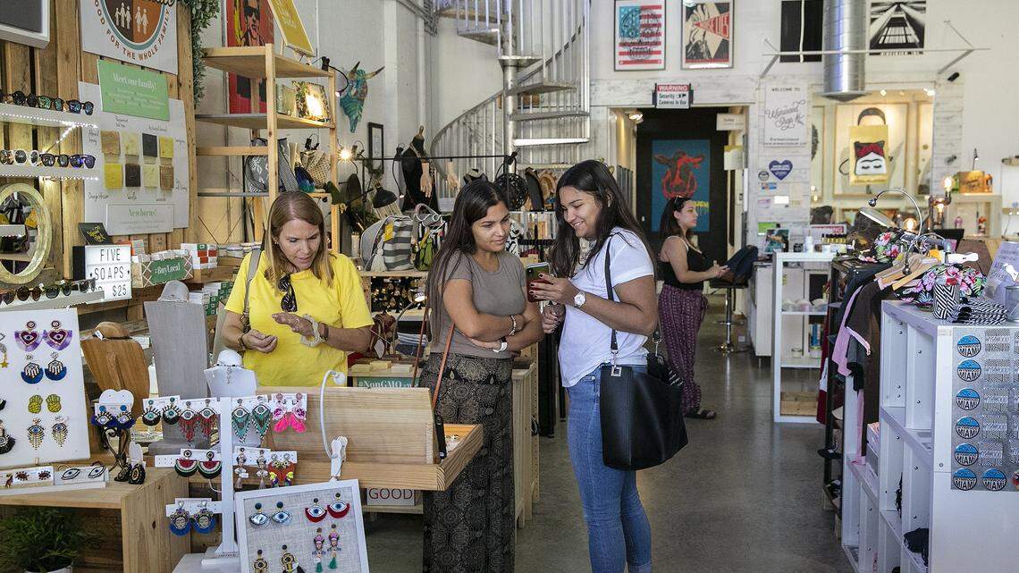 Miami metro area recorded among the most business openings in 2022, when compared to other U.S. cities, according to a new survey by Yelp. In this photo, Black Friday shoppers at The Wynwood Shops, at 196 NW 24th St. on Nov. 25, 2018.