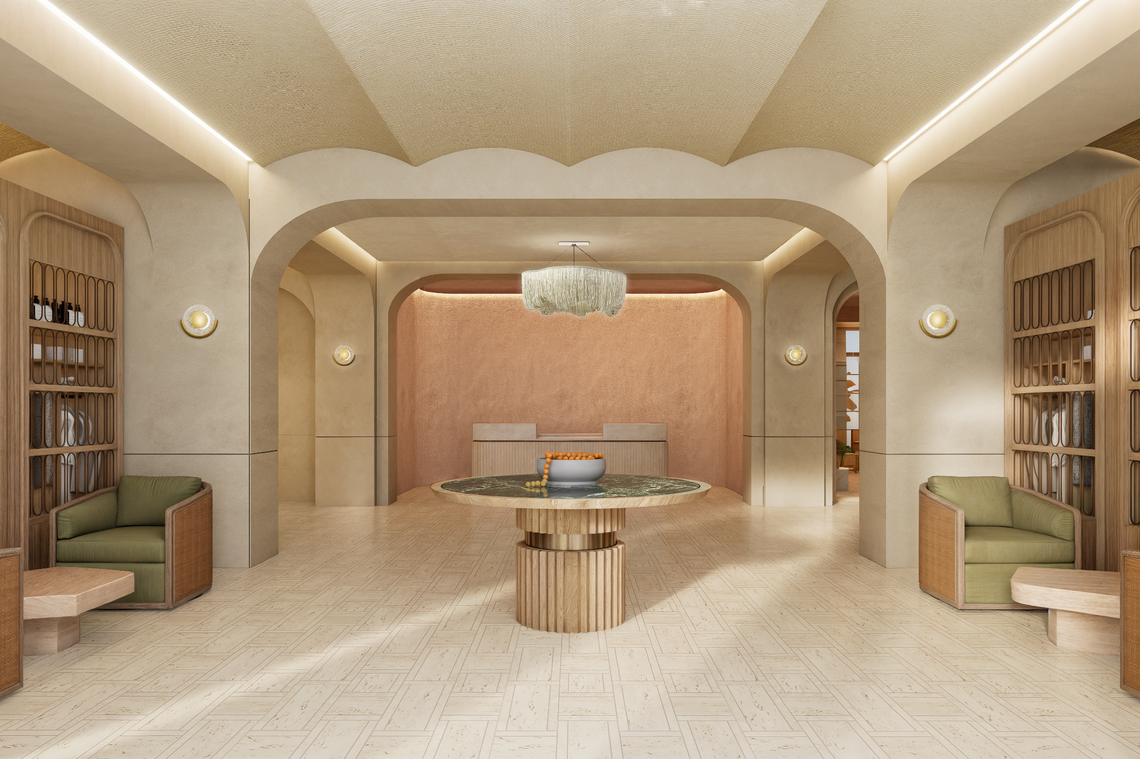 Rendering of spa at Ritz-Carlton Key Biscayne, May 5, 2025