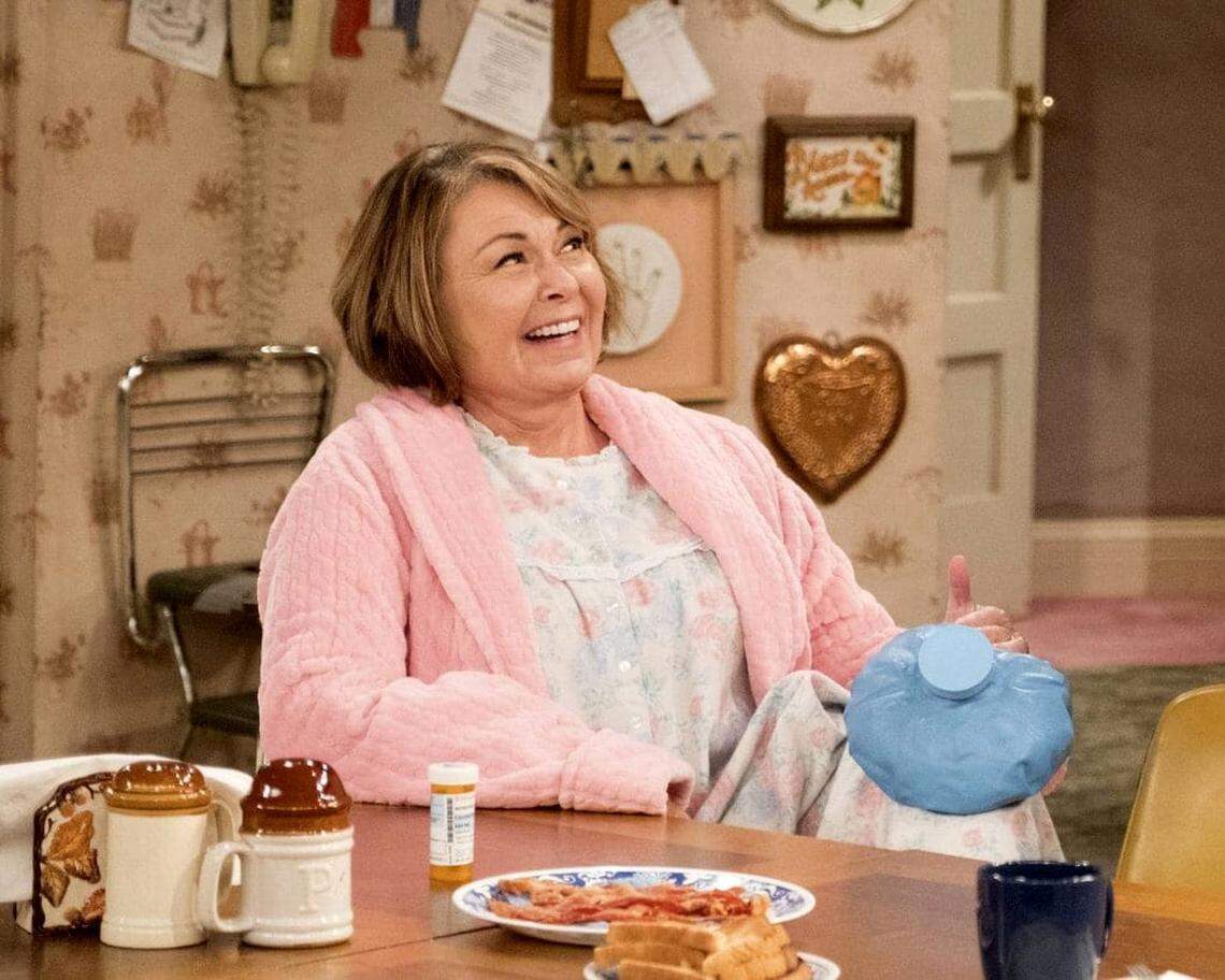 Roseanne Barr in "Roseanne."