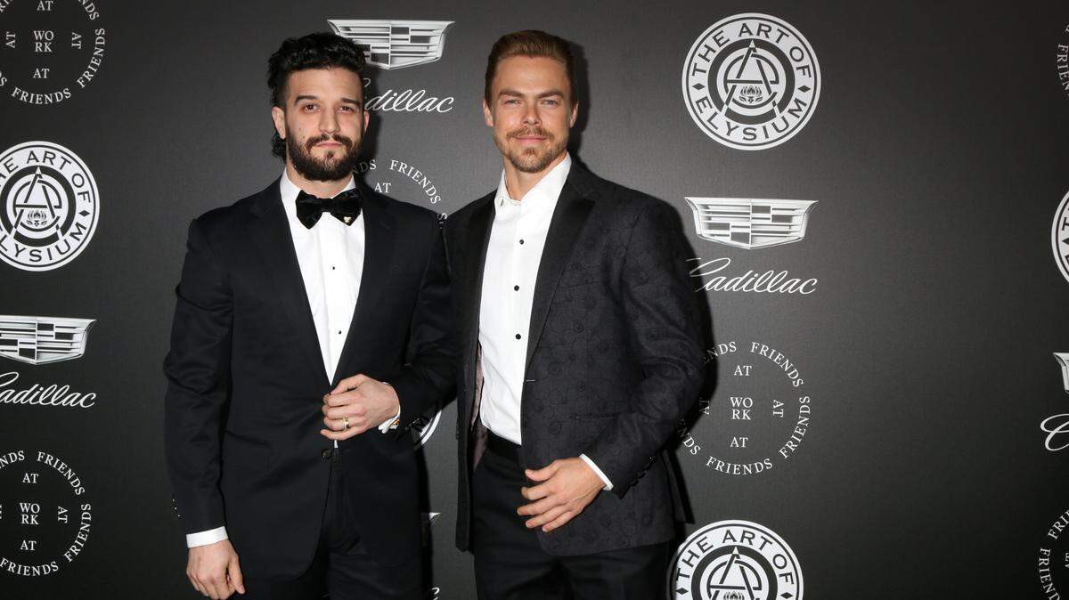 Derek Hough and Mark Ballas at an event together.