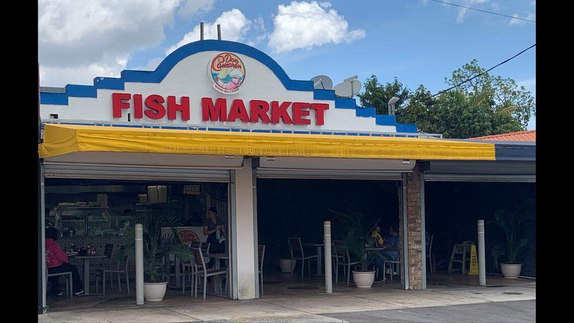 Some violations at Don Camarón Seafood Grill, 501 NW 37th Ave., concerned this shaded area on Northwest Fifth Street with tables for outside eating.