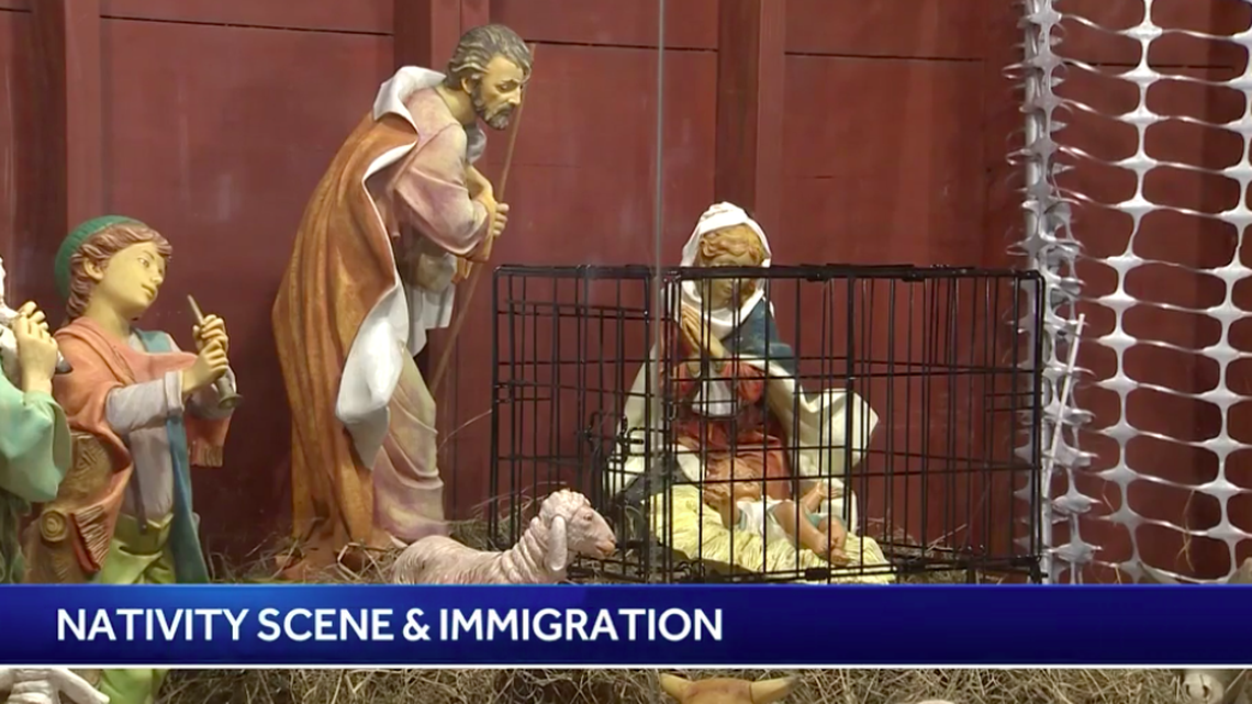 Dedham, Massachusetts church St. Susanna Parish drew controversy after unveiling a nativity scene showing baby Jesus in a cage.
