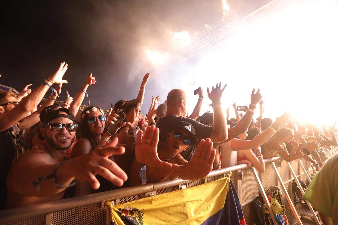 Final day of Ultra Music Festival on Virginia Key on March 31, 2019.