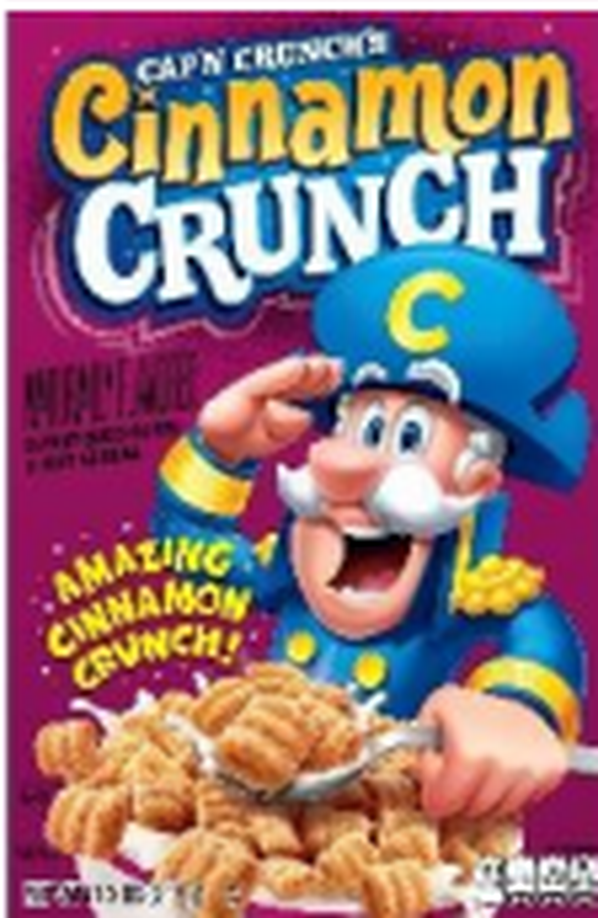 Boxes of Cap’n Crunch Cinnamon Crunch are included in the recall expansion.
