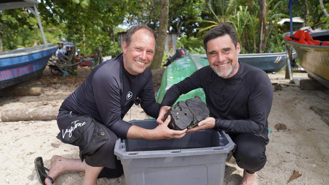Marine archeaologists found the wood from the ships were charred and burnt, aligning with historical records.