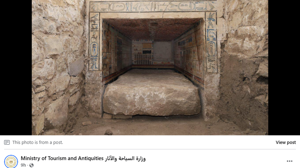The tomb of a royal doctor was found at a necropolis full of the ancient elite in Egypt.