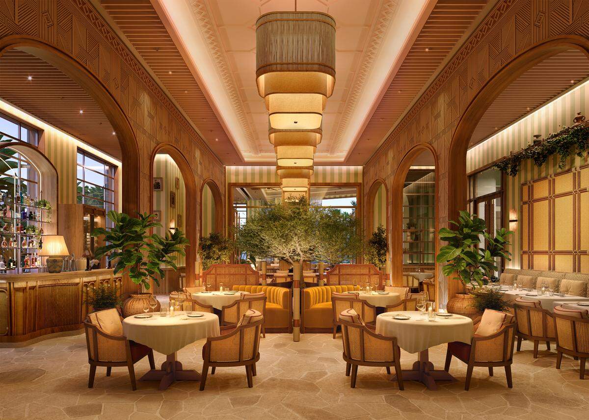 Gigi Rigolatto, the new Mediterranean restaurant at the newly renovated Delano Miami Beach.