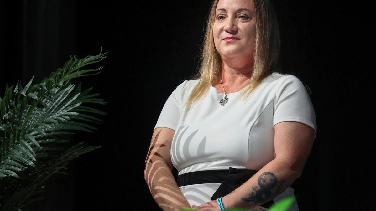 Broward School Board member Lori Alhadeff was elected as board chair Tuesday, Nov. 22, 2022, after five board members were sworn in earlier in the day at Fort Lauderdale High School.