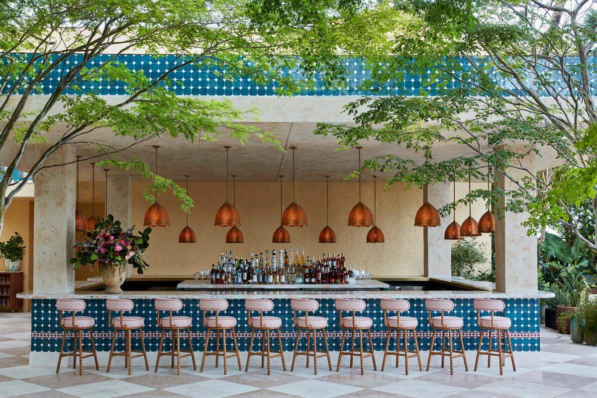 El bar al aire libre de Casadonna, en Edgewater.