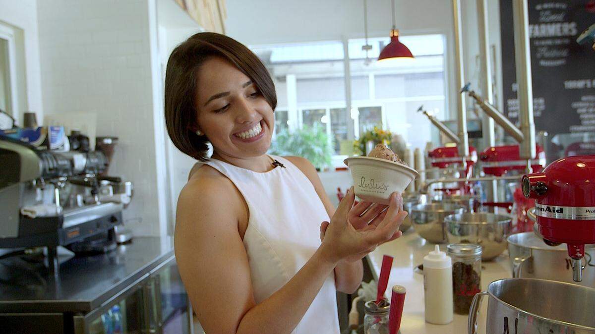 Miami resident Luisa Santos, from Colombia, was once undocumented. She now is a U.S. citizen, attended Georgetown University and owns Lulu’s Ice Cream.
