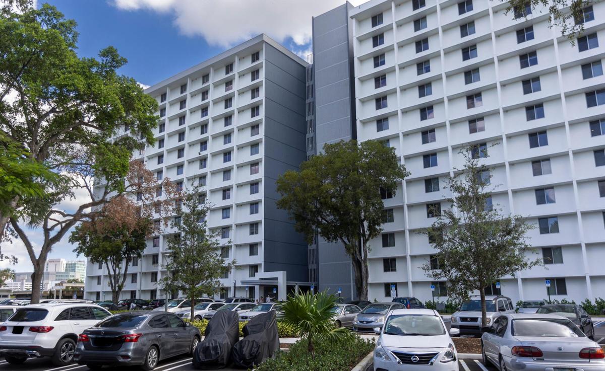 Robert King High Towers have 315 apartments for seniors. Renovations began in 2020 and wrapped in August 2023.