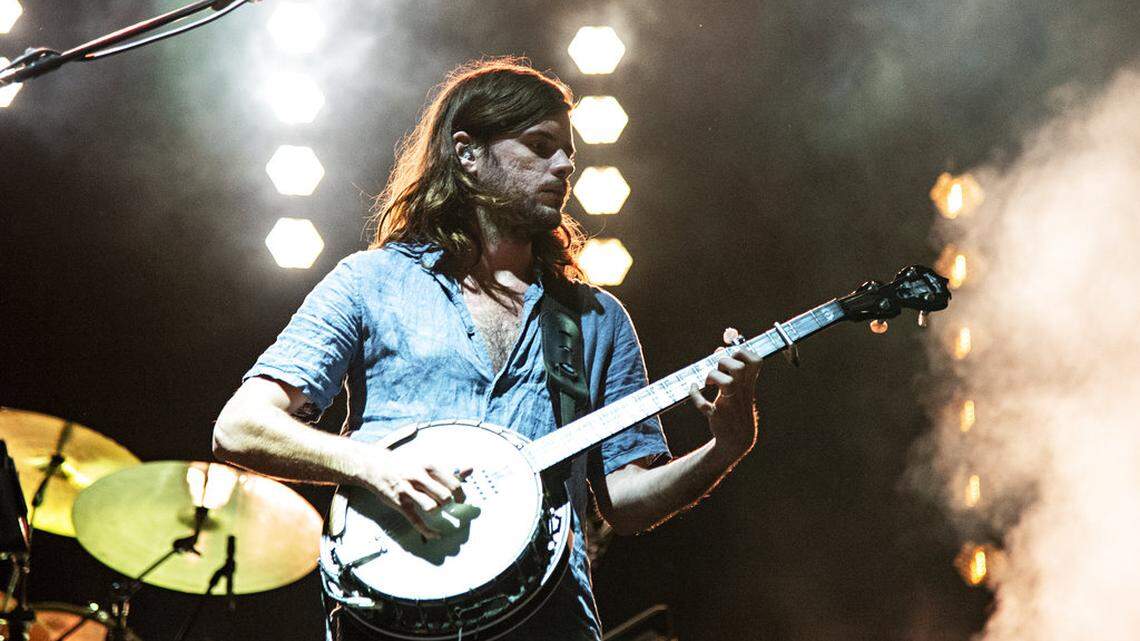 Winston Marshall of Mumford & Sons announced Tuesday he is taking time away from the band after he faced backlash for promoting an anti-Antifa book.