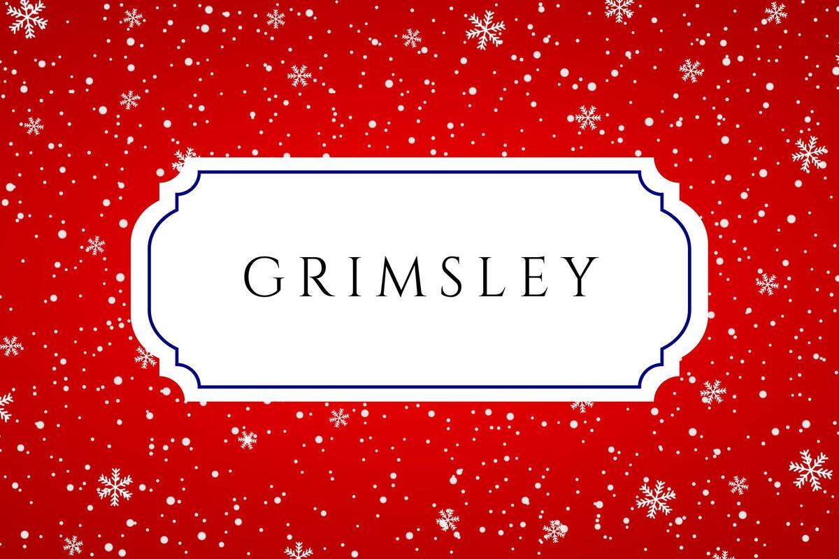 christmas baby names grimsley