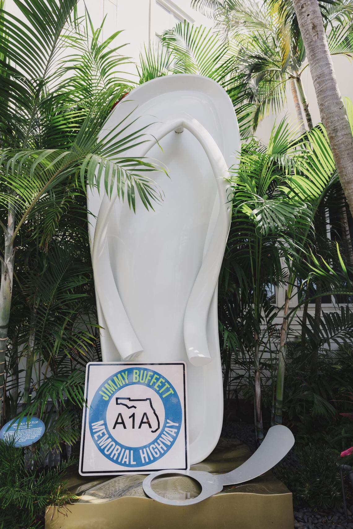City officials from Key West, Sen. Lauren Book, Rep. Chuck Clemons, and Rep. Jim Mooney were joined by Jimmy Buffett’s family and Margaritaville executives on Florida A1A and Bertha Street for the official A1A Jimmy Buffett Memorial Highway Dedication on Aug. 30, 2024. The event also featured the unveiling of the A1A Jimmy Buffett Memorial Highway sign and an early rendering of the monument on a day dedicated to the late singer-songwriter.