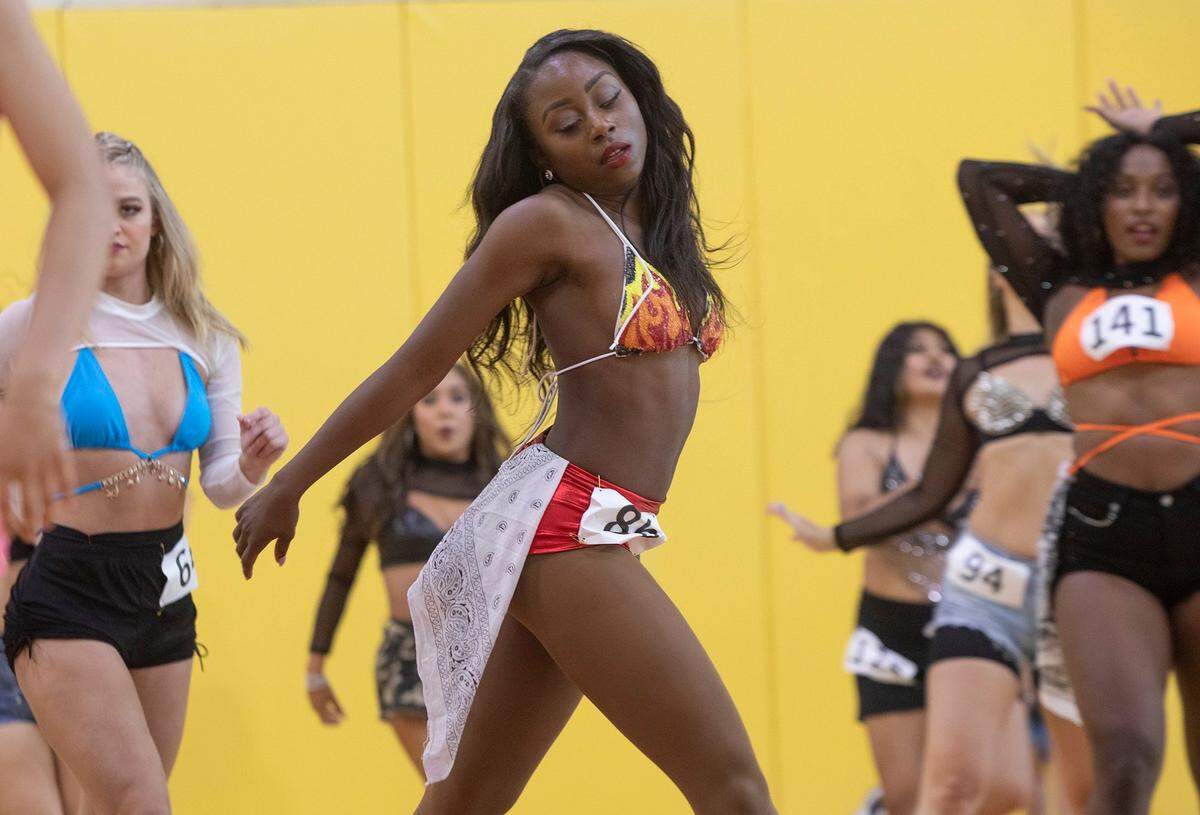 Sklouchere Pierre is one of the dancers auditioning to be part of the HEAT Dancers team for the upcoming season at Kaseya Center, Miami, FL on Sunday, July 28, 2024.