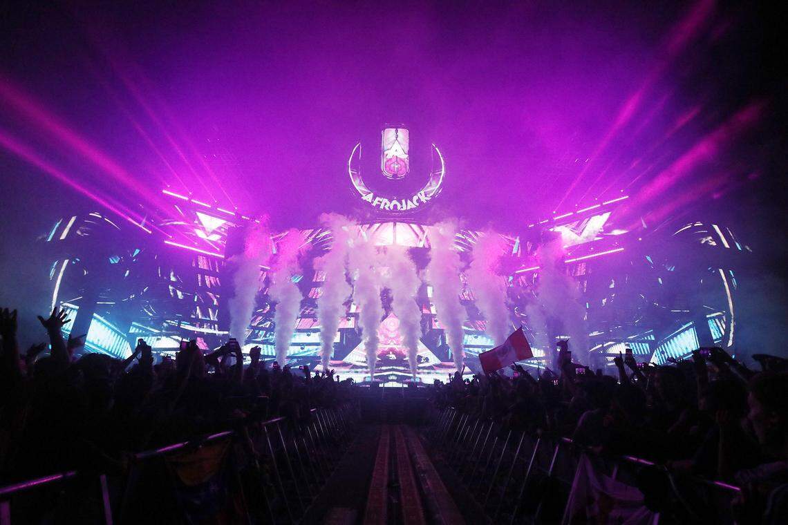 Final day of 2019 Ultra Music Festival, Virginia Key, Miami, on Sunday, March 31.