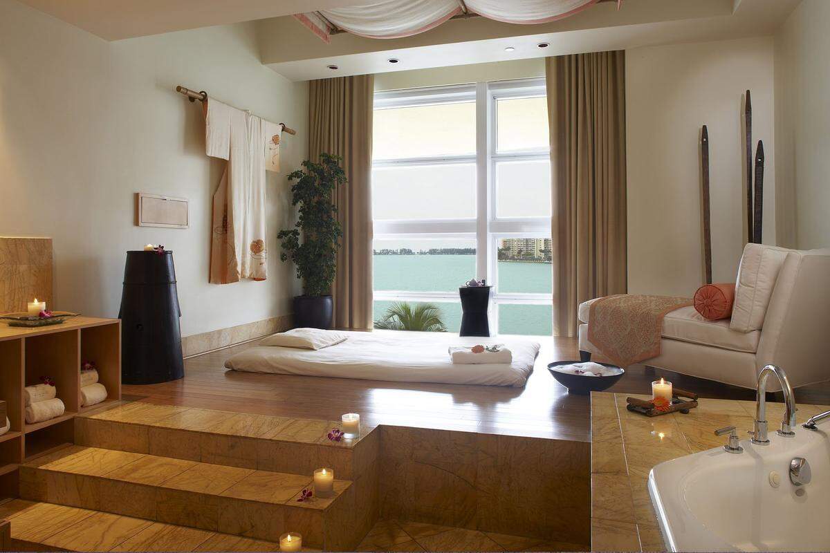 A suite at the Mandarin Oriental.