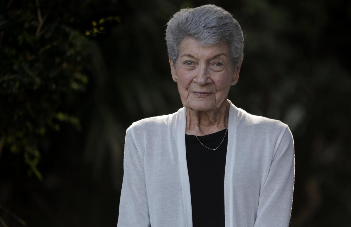 Miami, Florida - February 5, 2020 - Judy Gilbert Gould poses in her home in South Miami-Dade County.
