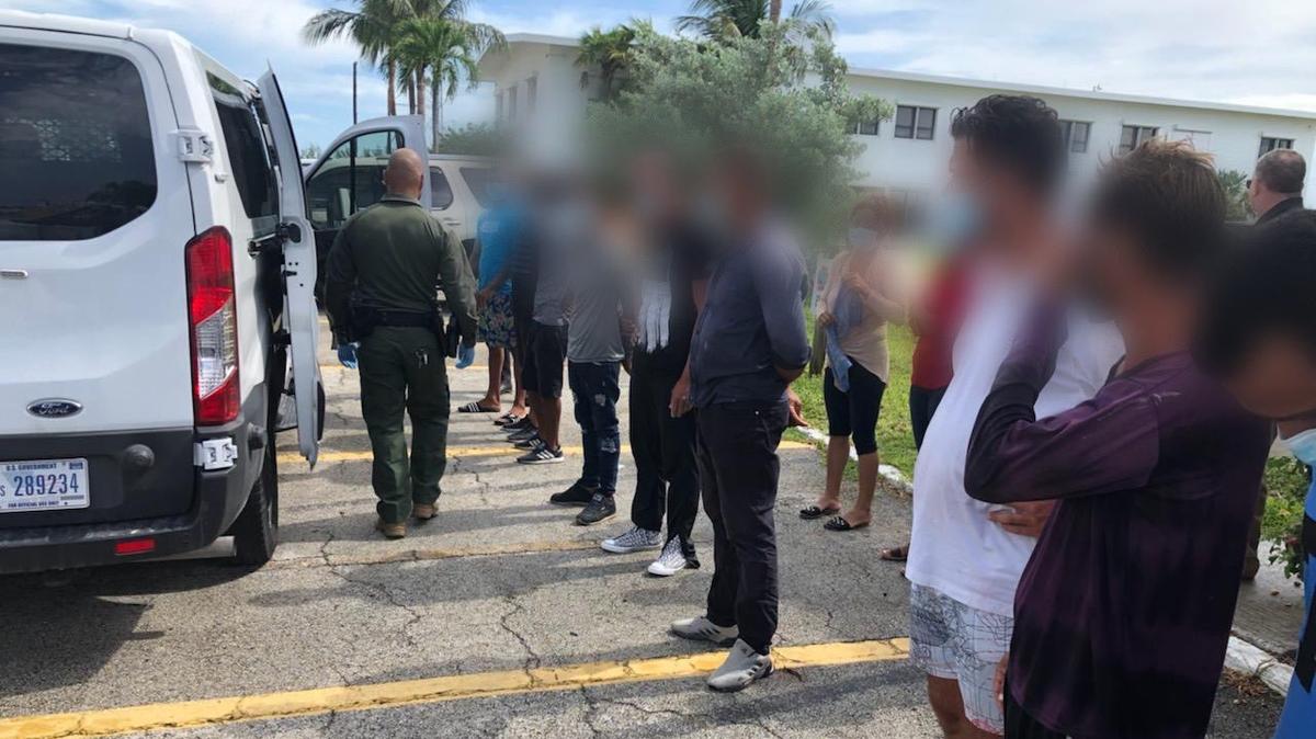A group of 15 Cuban migrants made landfall in the Marquesas Keys, becoming stranded on the uninhabited island, U.S. Border Patrol said.