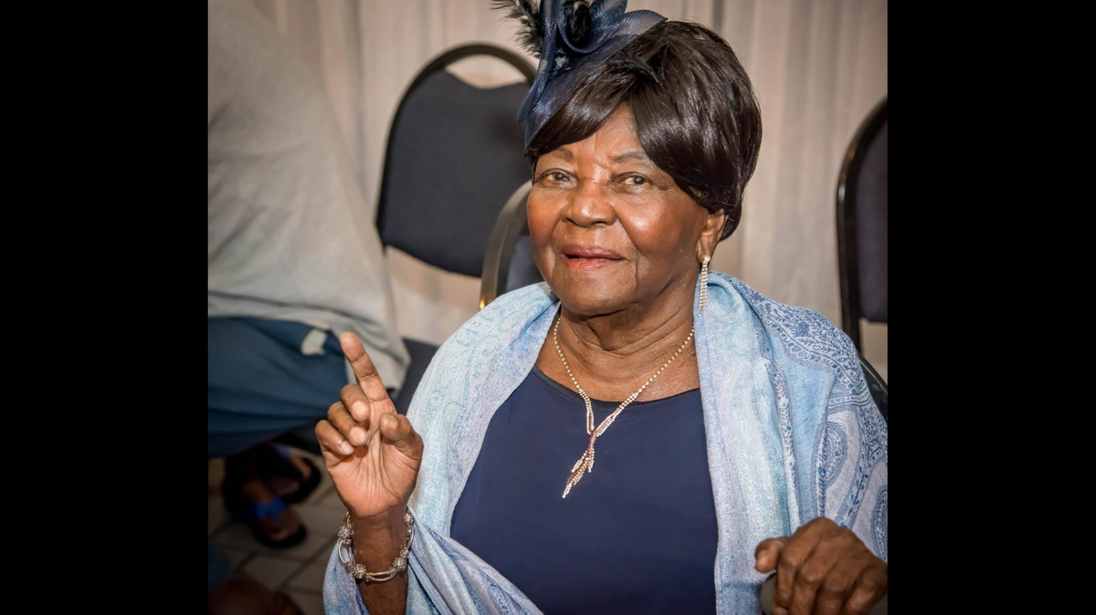 Mercelie Derolus died on April 17 from COVID-19. She was 94.