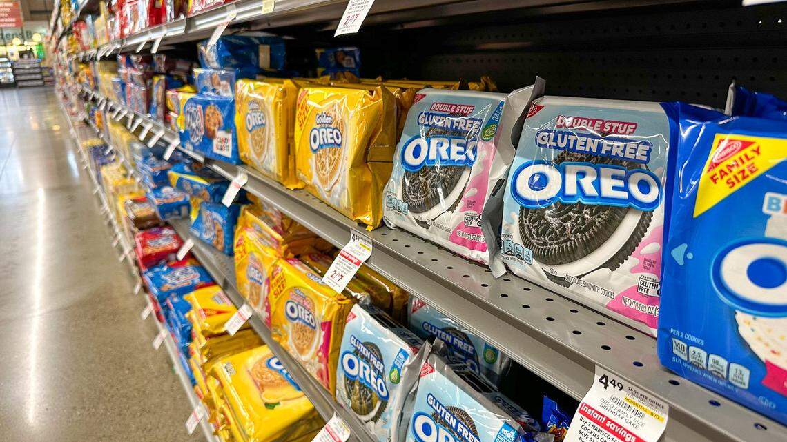 Some companies are also providing options for gluten-free diets, such as the Oreos pictured here.

G-Free Oreos