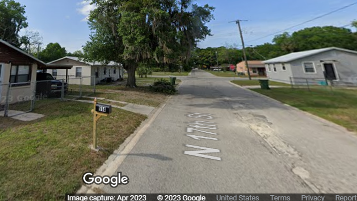 A naked newborn was found abandoned in the dark outside home in Palatka, Florida, police say.