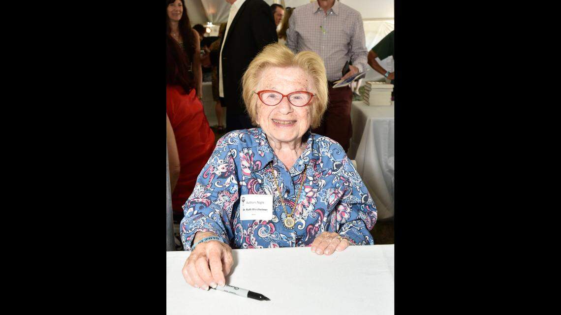 Dr. Ruth Westheimer, a popular radio and TV sex therapist, was among the black book’s entries.