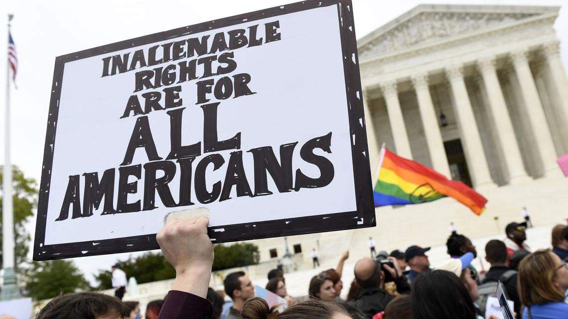 More than 70% of Americans favor same-sex marriage, including 55% of Republicans.