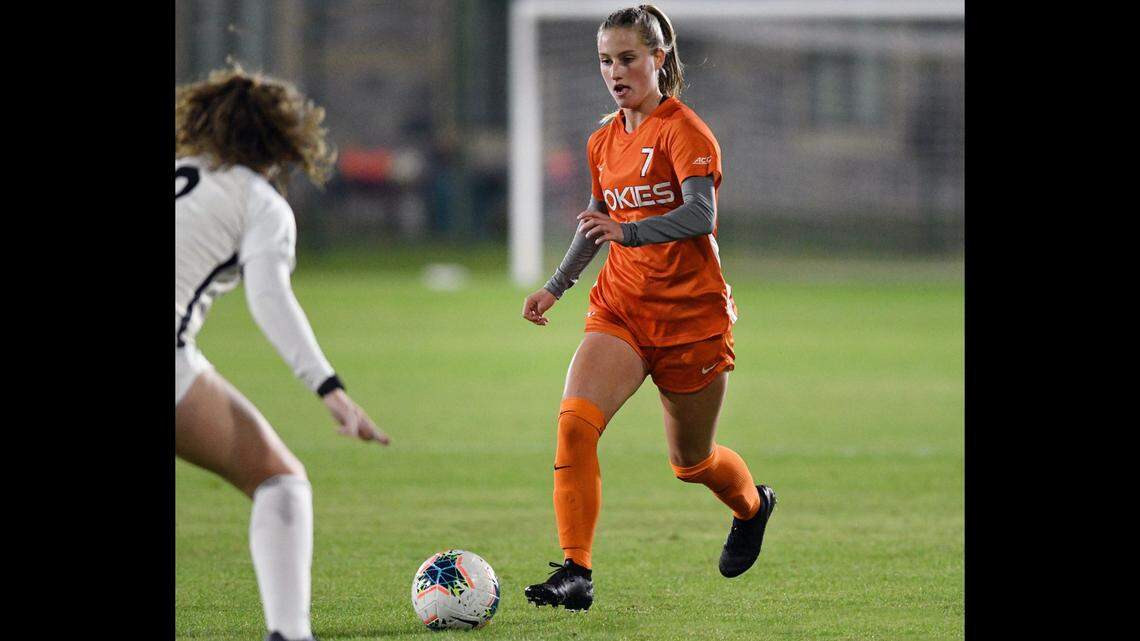 Ex-Virginia Tech women’s soccer player Kiersten Hening sued the team’s head coach and said he forced her off the team after she refused to kneel before a game.