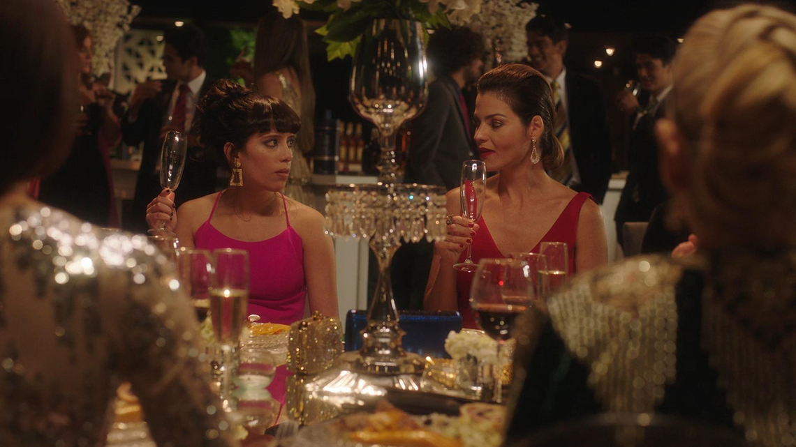 Claudia Rojas and Claudia Lagatta in the Venezuelan film “Hambre.”