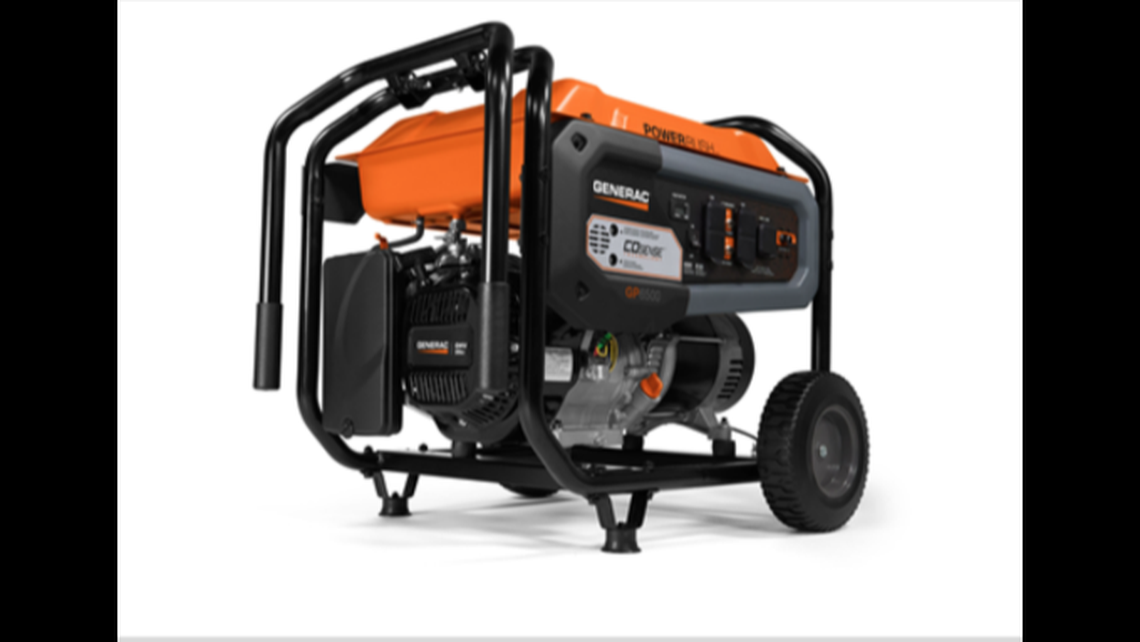 Generac GP6500 generator is one of the models recalled.