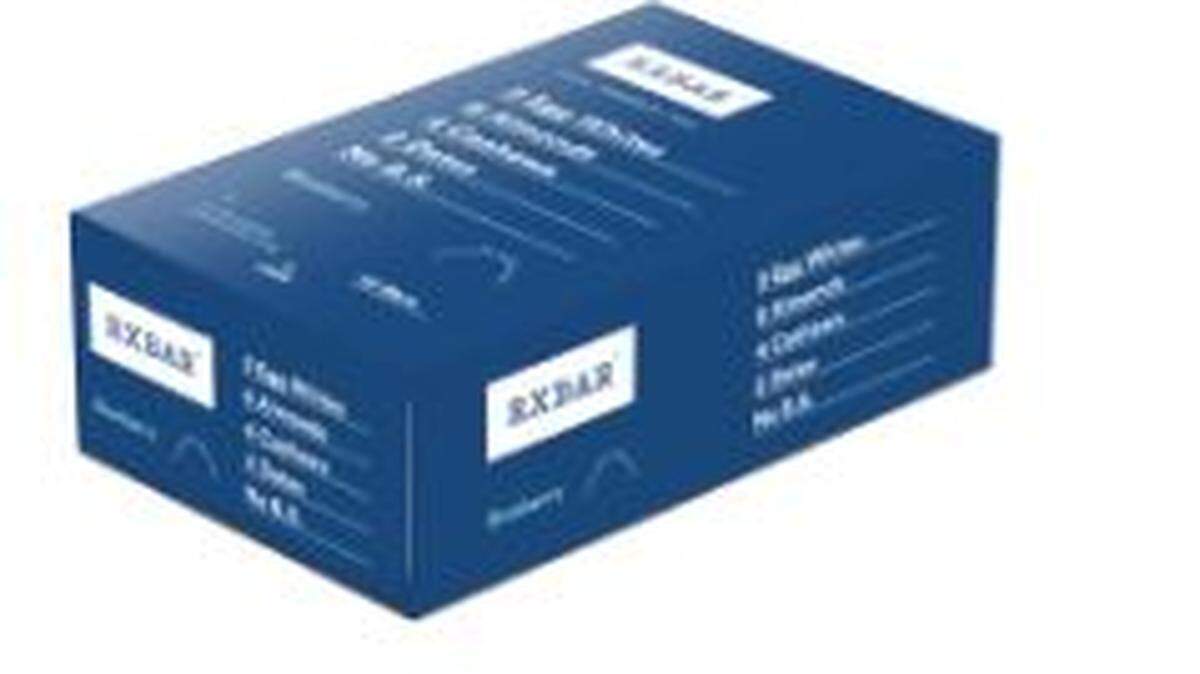 Case of 12 RXBAR BlueBerry, one of the many RXBAR products recalled for undeclared peanut.