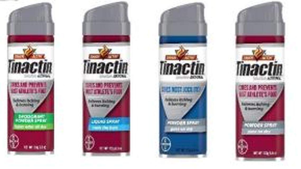 3 years of Tinactin and Lotrimin sprays recalled for a cancer-causing contamination