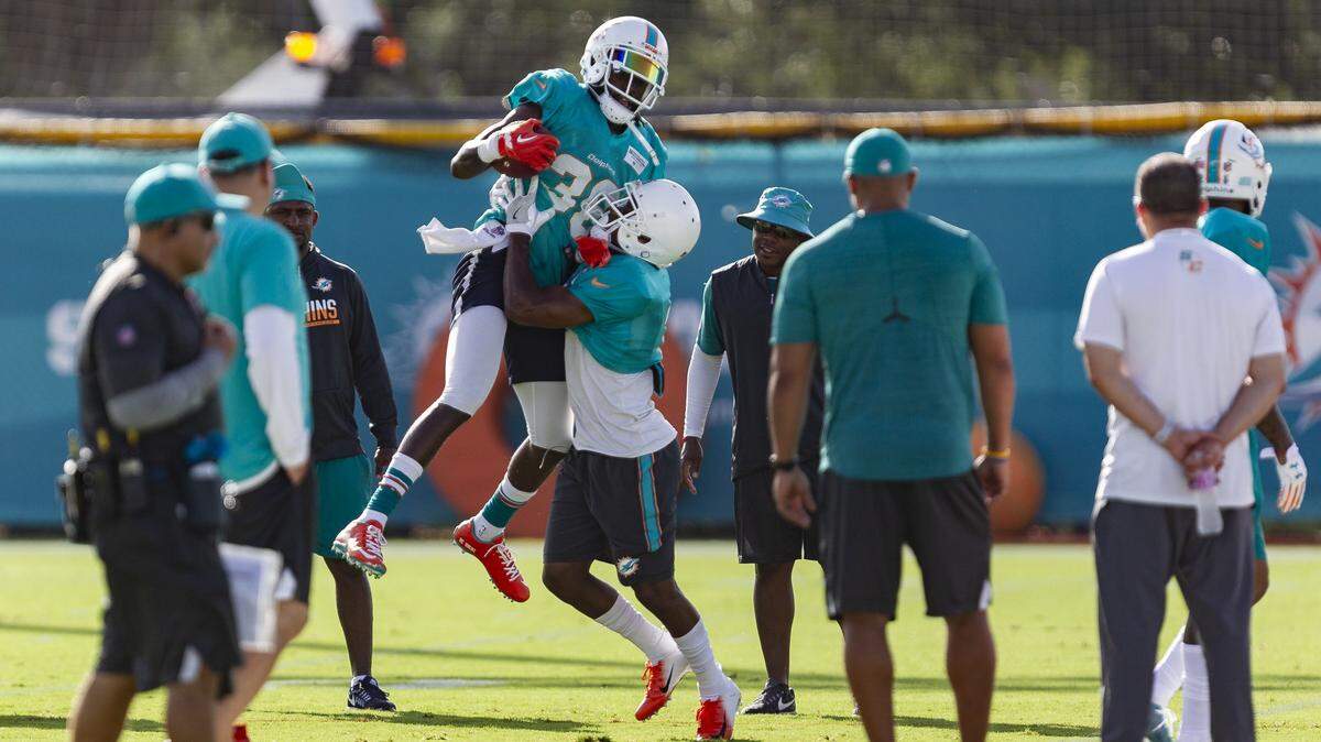 Miami Dolphins cornerback Tony Lippett (36) should receive a lot of playing time in Thursday’s preseason finale against the Atlanta Falcons.