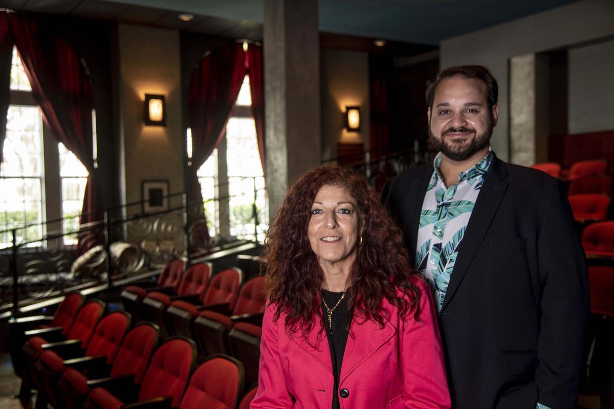 O Cinema co-founders Vivian Marthell, left, and Kareem Tabsch are expanding to South Beach and taking over operations of the former Miami Beach Cinematheque theater.