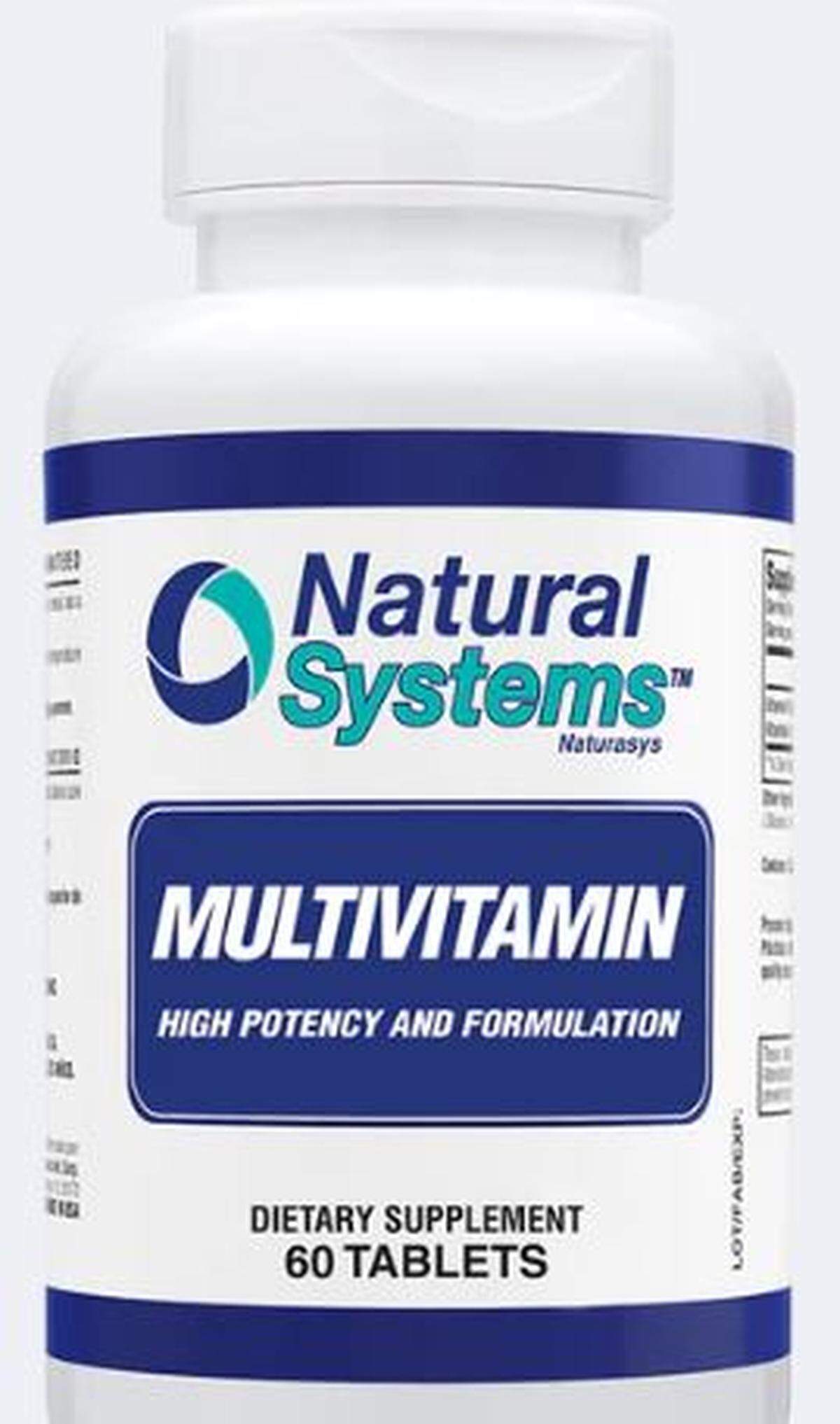 Natural Systems Multivitamin High Potency and Formulation