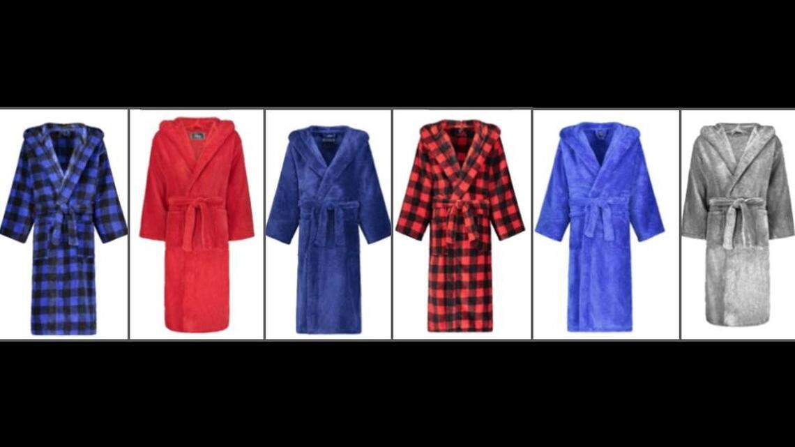 Star Art in Linen-branded children robes were recalled due to posing a risk of burning children. About 10,000 robes were sold on Amazon.com and Walmart.com.