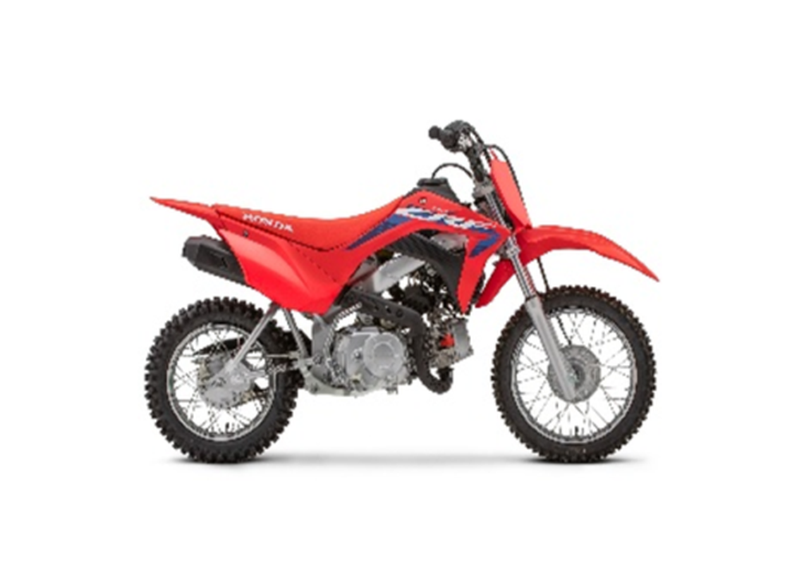 Honda recalled off road motorcycle, model CRF110F.