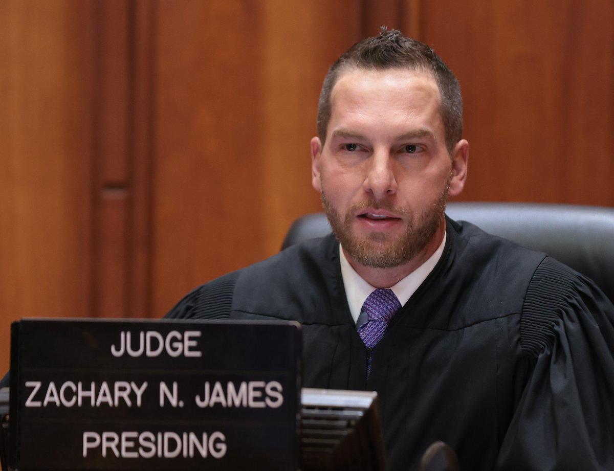 On Monday. November 7, 2022 Judge Zachary James presides over Javier Lopez’s hearing, the Hialeah man accused of beating a Republican canvasser on Oct. 23rd, in Courtroom 4-5 at the Richard E. Gerstein Justice Building in Miami, Florida.